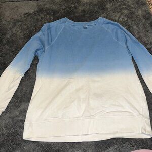 Old Navy Blue Ombre Long-Sleeve